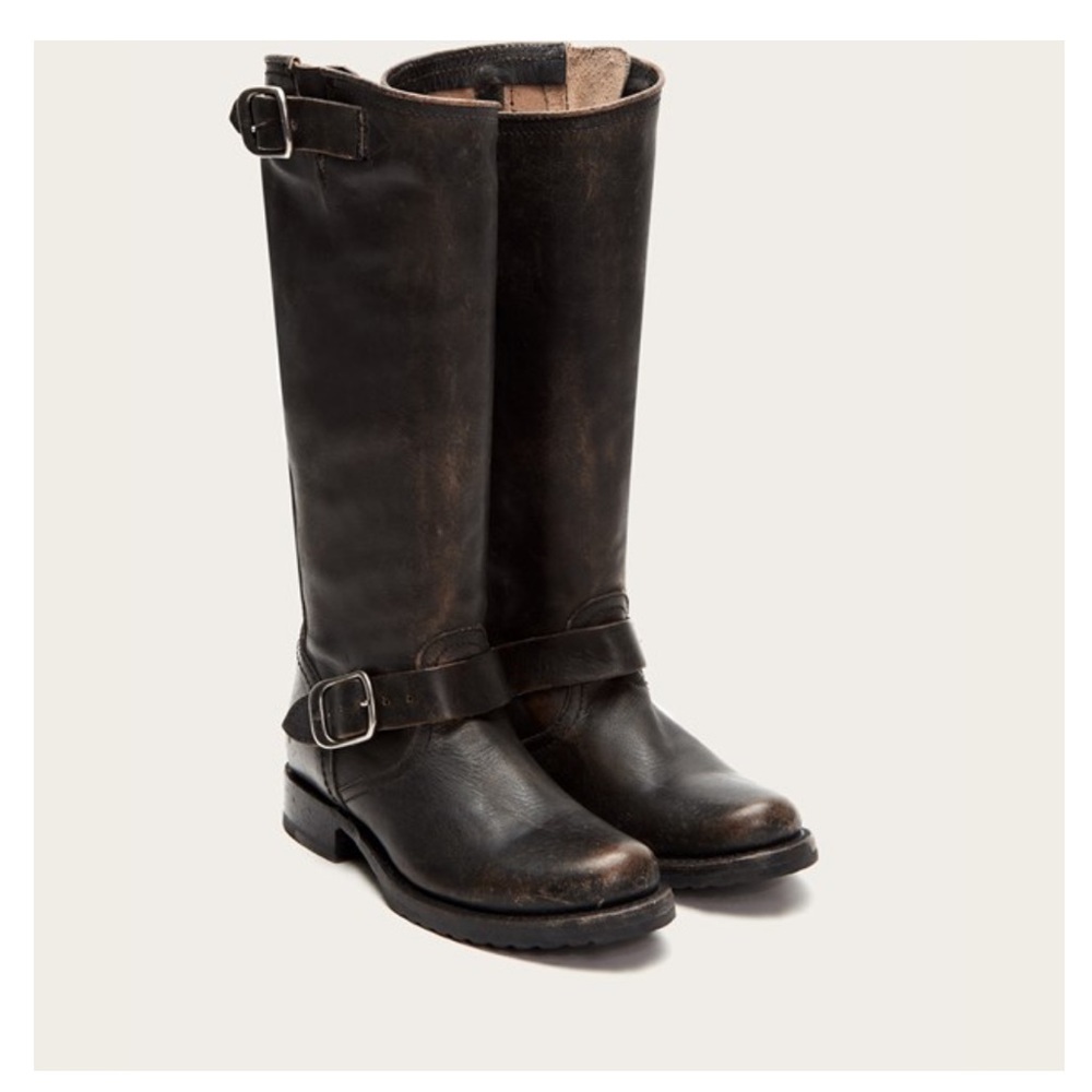 Frye Veronica rugged leather slouch boot 7.5